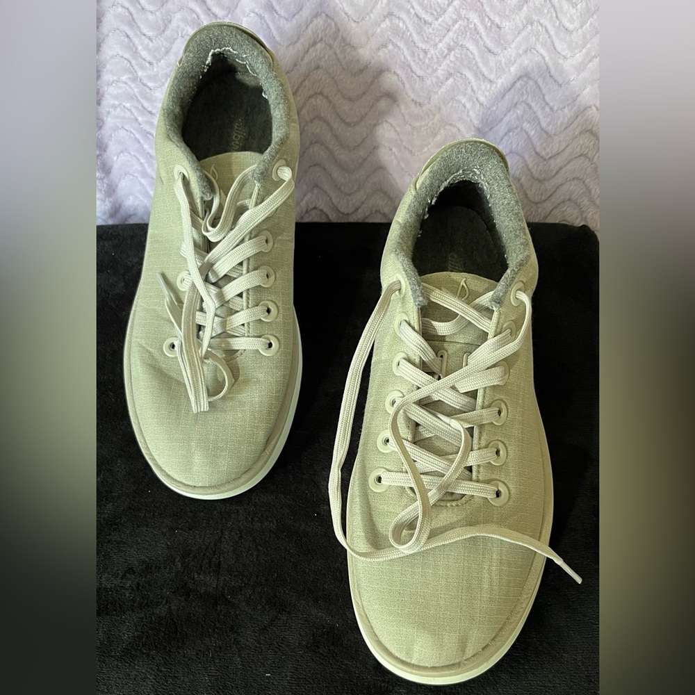 Allbirds Men's Wool Piper Woven Sneakers Gray size 11 Merino Wool